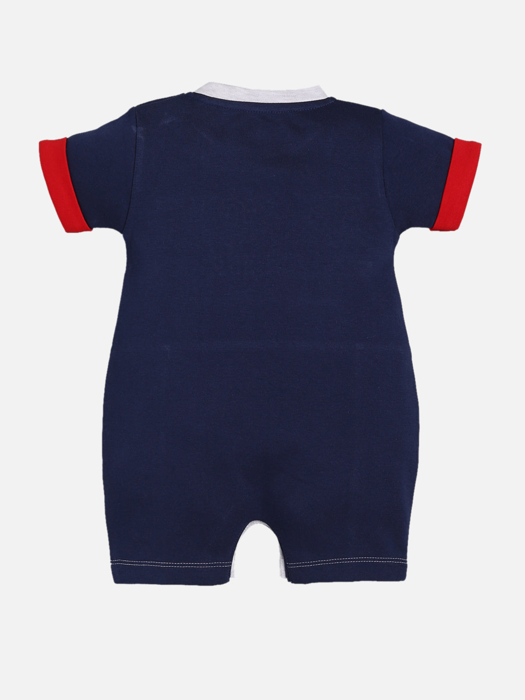 Half Sleeves Round neck Romper/Summer clothes/Creeper/new born/infent wear/ for Baby Boys 100% Pure Cotton-NAVY