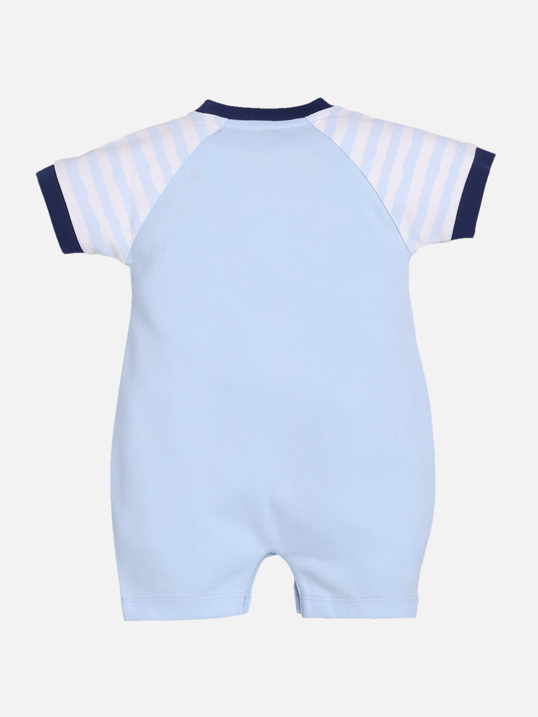 Half Sleeves Romper for Baby Boys 100% Pure Cotton-SKY