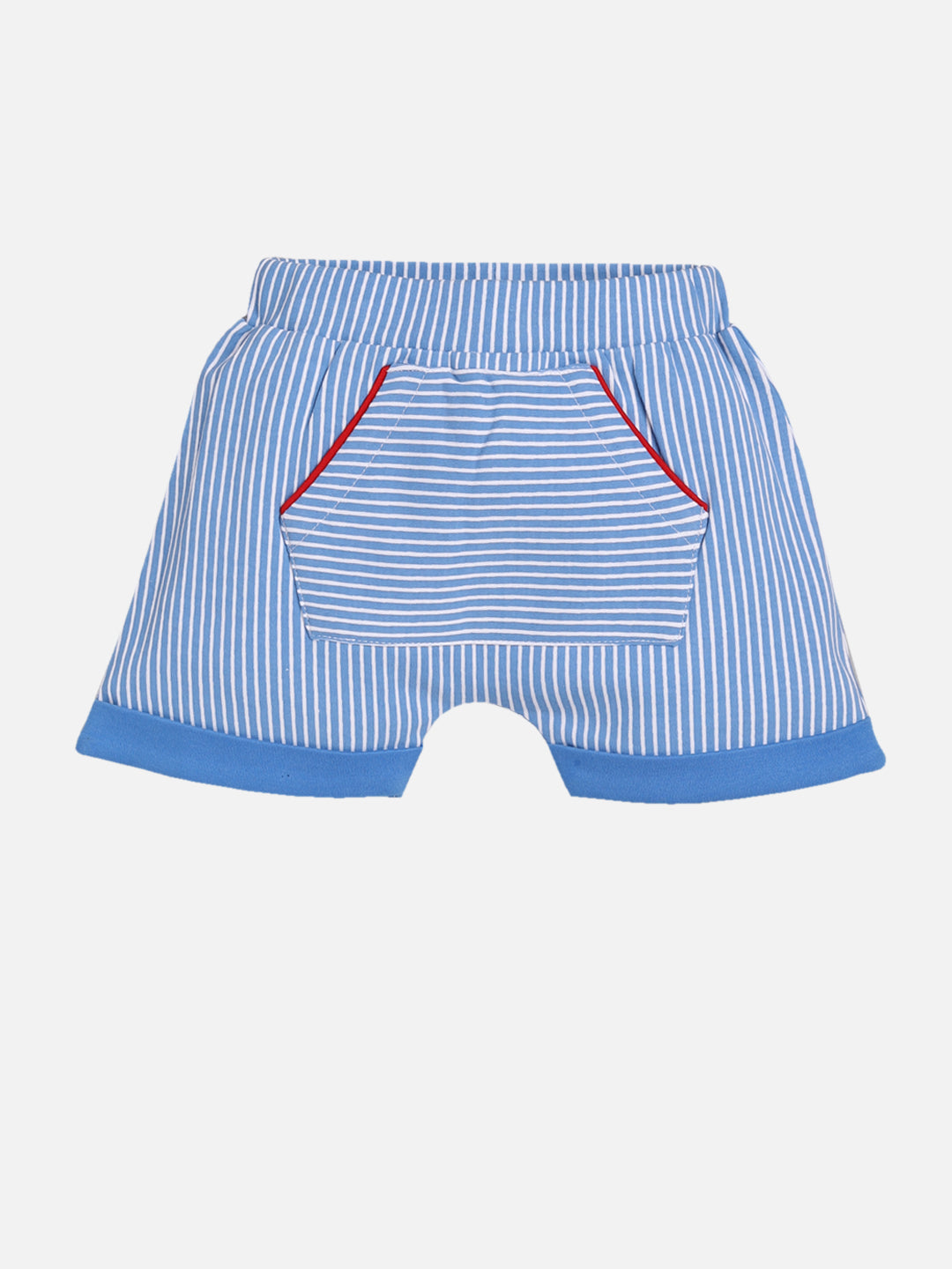 T-shirt and Shorts Set for Baby Boys 100% pure cotton-ROYAL