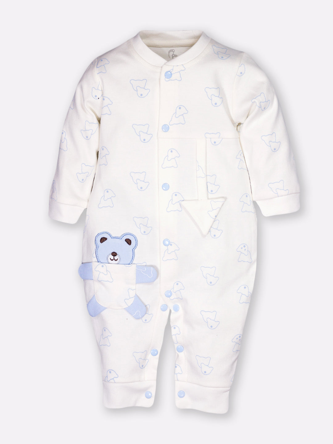 Designer Rompers for Baby Boys WHITE
