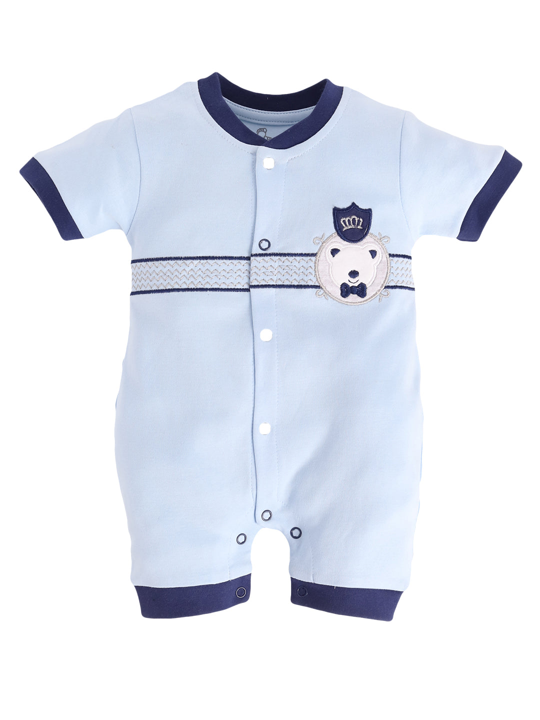 Half Sleeves Round neck Romper/Summer clothes/Creeper/new born/infent wear/ for Baby Boys 100% Pure Cotton-NAVY