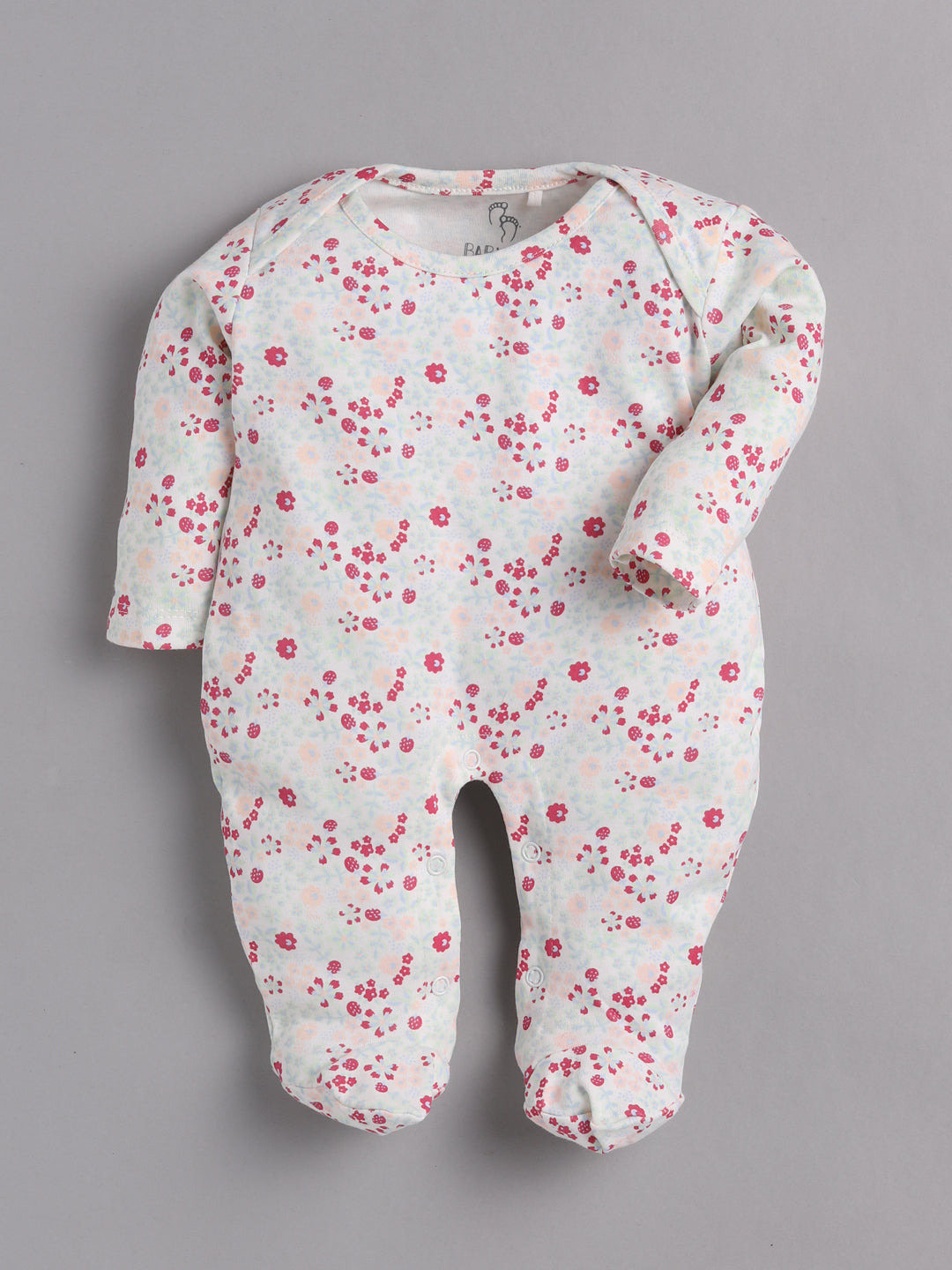 BabyGo 100% Cotton Rompers/Sleepsuits/Jumpsuit/Night Suits for Baby Boys & baby Girls, New-Born, infants, Pack of 2 Combo