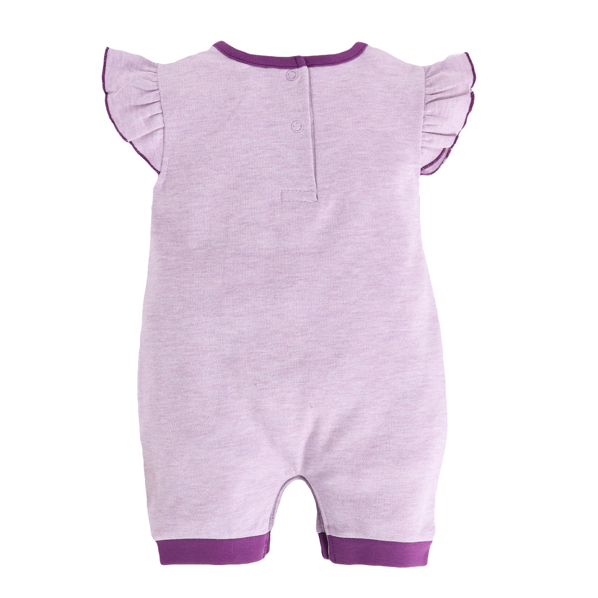 Half Sleeves Round neck Romper/Summer clothes/Creeper/new born/infent wear/ for Baby Grils 100% Pure Cotton-PURPLE