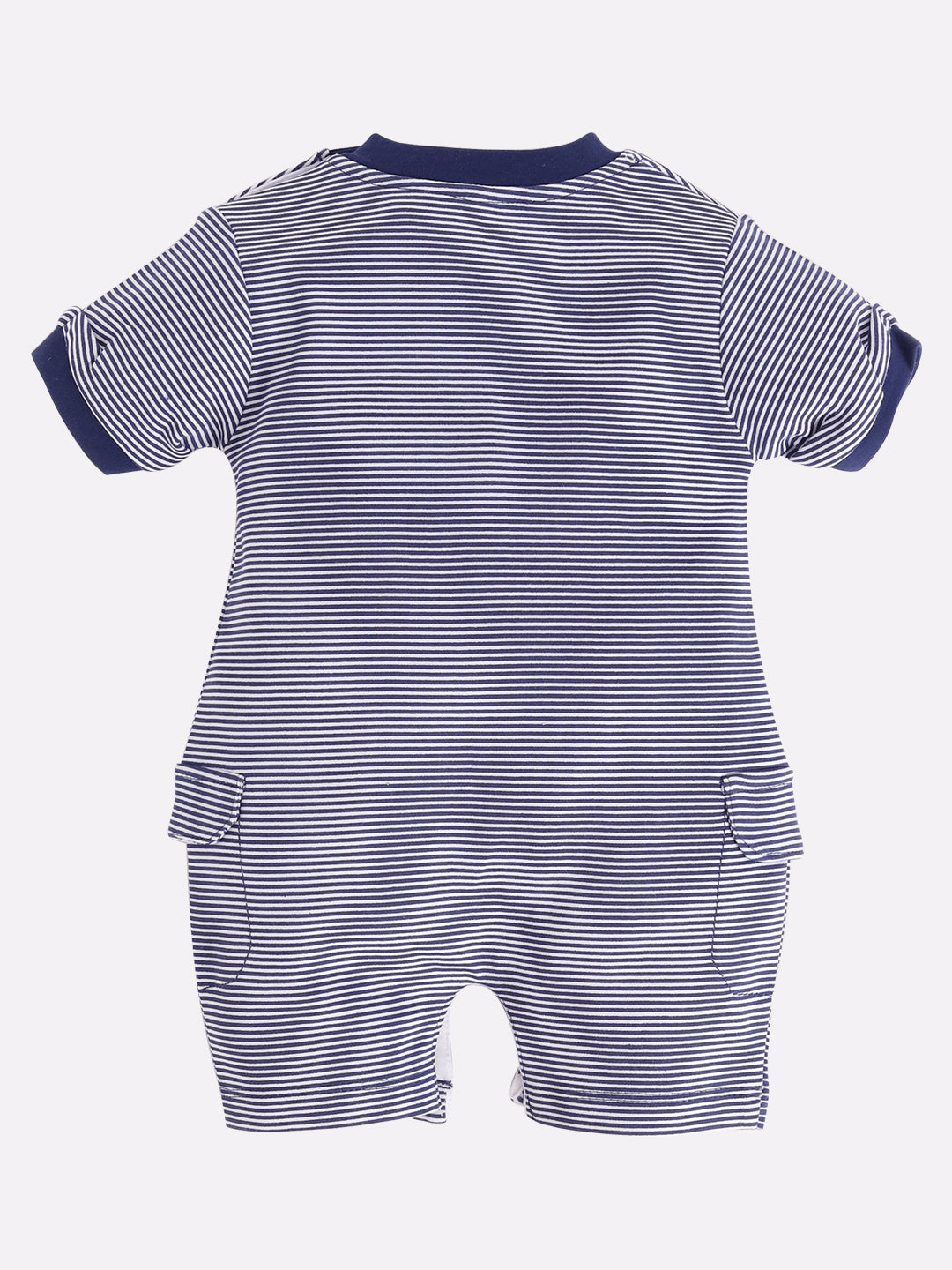 Half Sleeves Round neck Romper/Summer clothes/Creeper/new born/infent wear/ for Baby Boys 100% Pure Cotton-NAVY