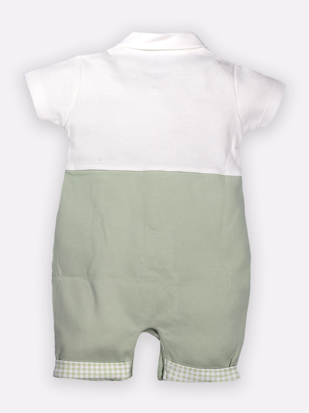 Half Sleeves Round neck Romper/Summer clothes/Creeper/new born/infent wear/ for Baby Boys 100% Pure Cotton-OLIVE