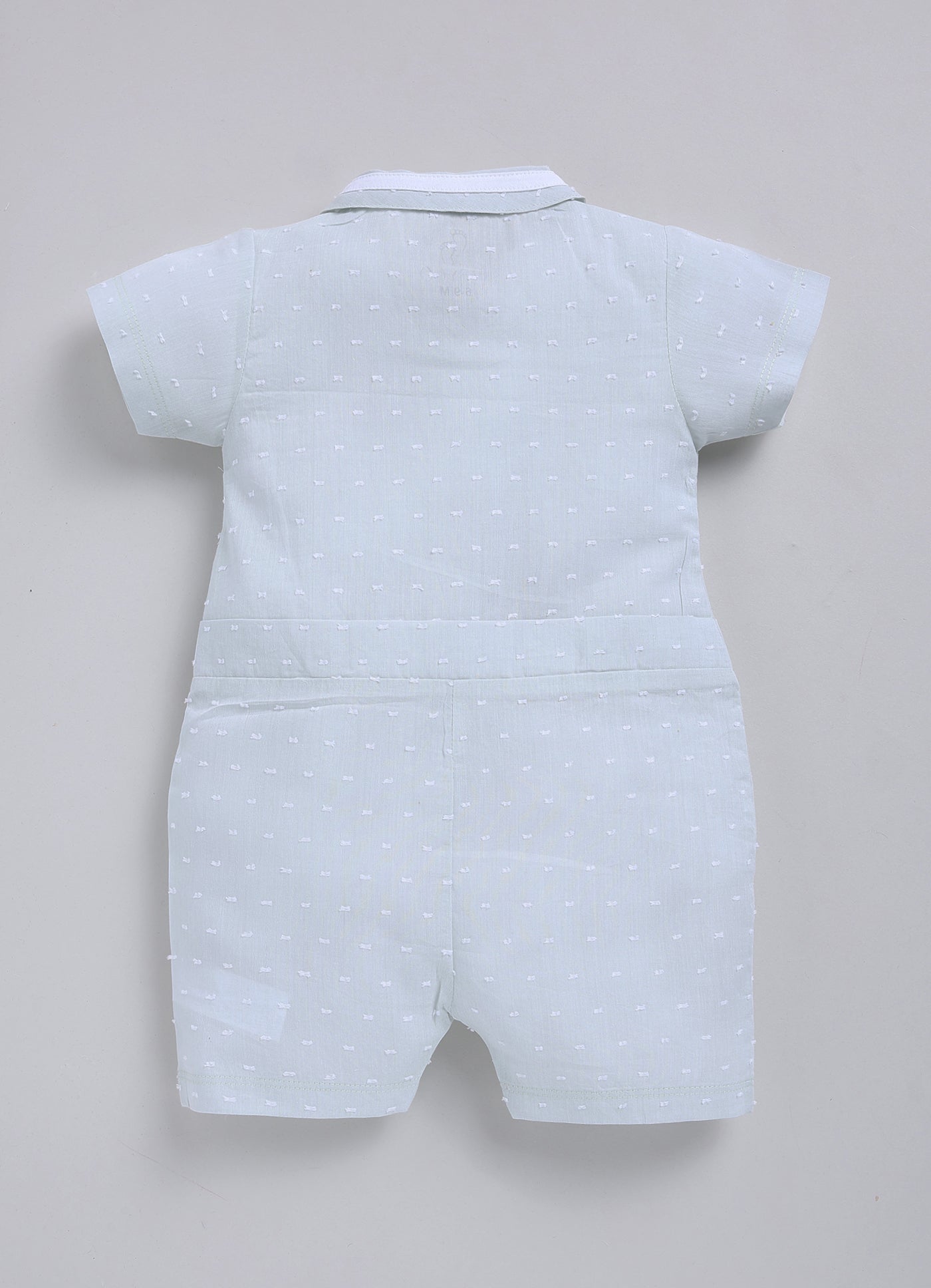 Baby Boy Summer Half Sleeves Romper-BLUE