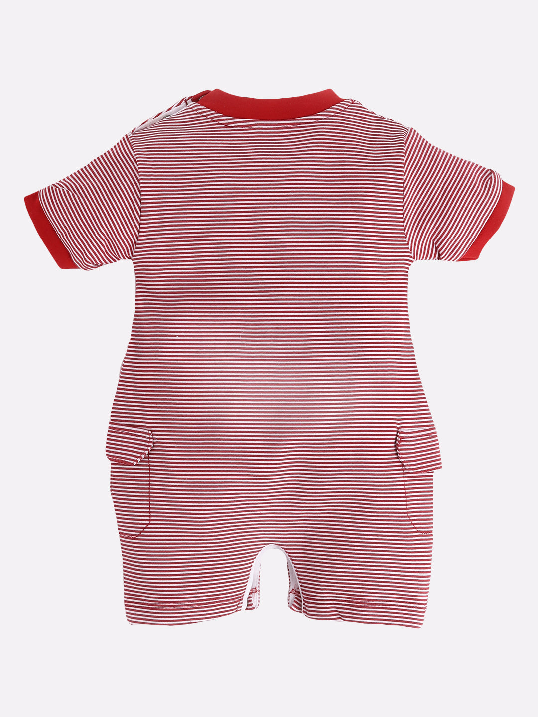 Half Sleeves Round neck Romper/Summer clothes/Creeper/new born/infent wear/ for Baby Boys 100% Pure Cotton-RED