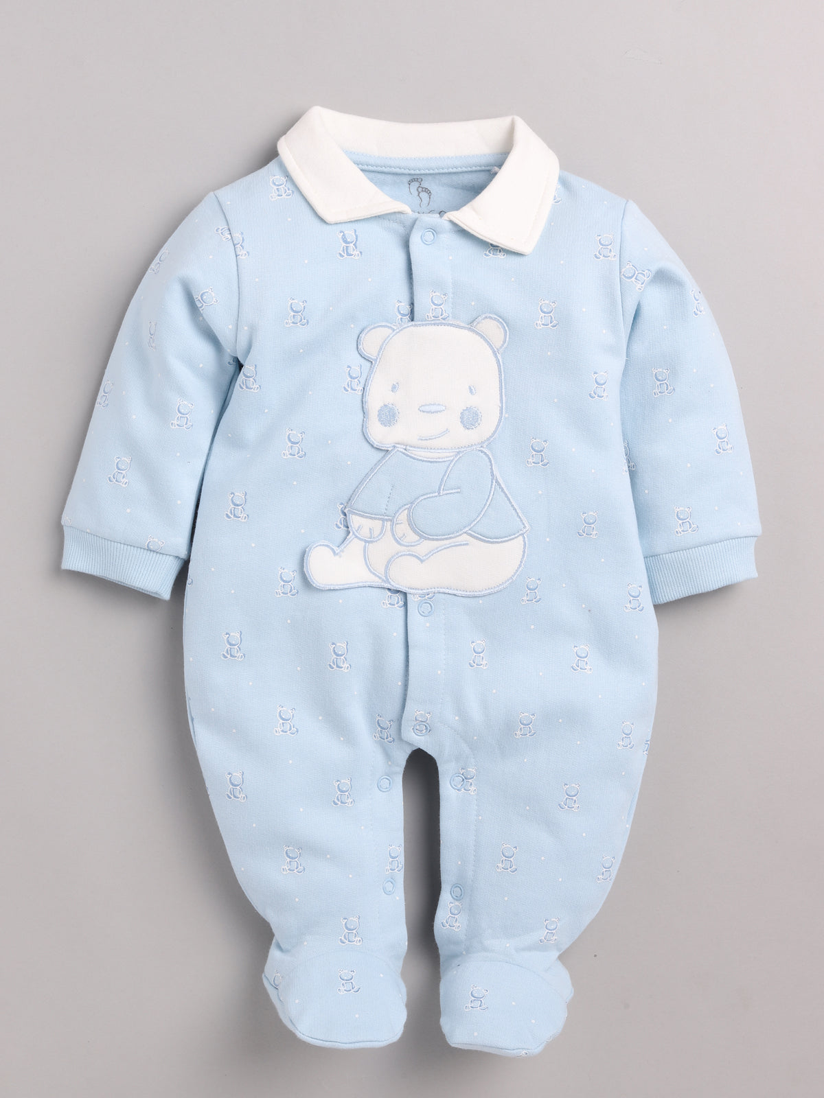 Cute casual wear romper for baby boy-SKY