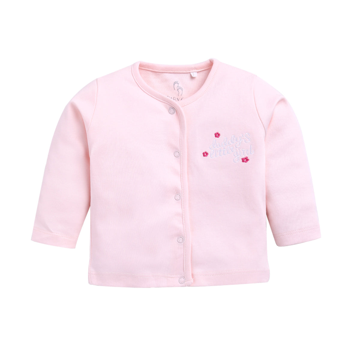 BABY GO Full Sleeve Set of 3 TEES Combo for Baby Girls PEACH
