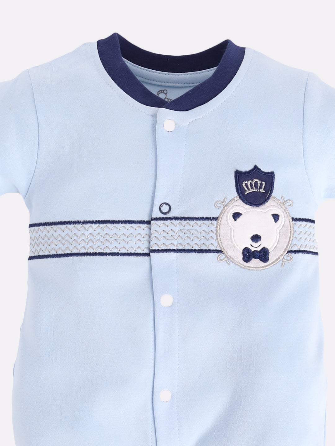 Half Sleeves Round neck Romper/Summer clothes/Creeper/new born/infent wear/ for Baby Boys 100% Pure Cotton-NAVY