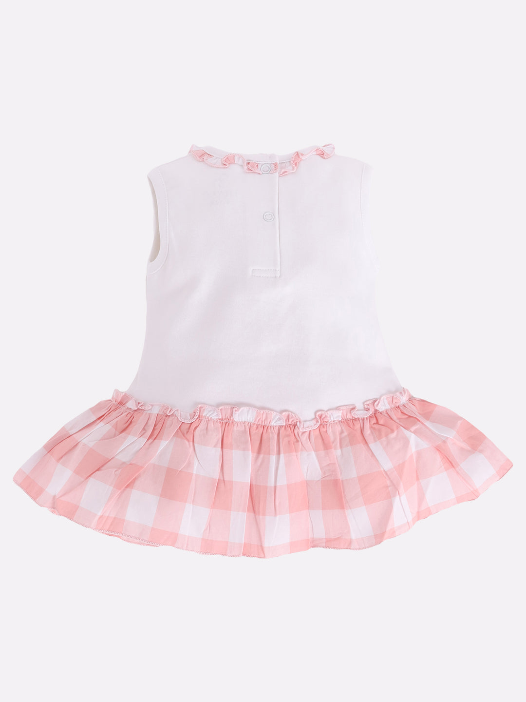 Baby girl Knee Length Dress-FUSHIA