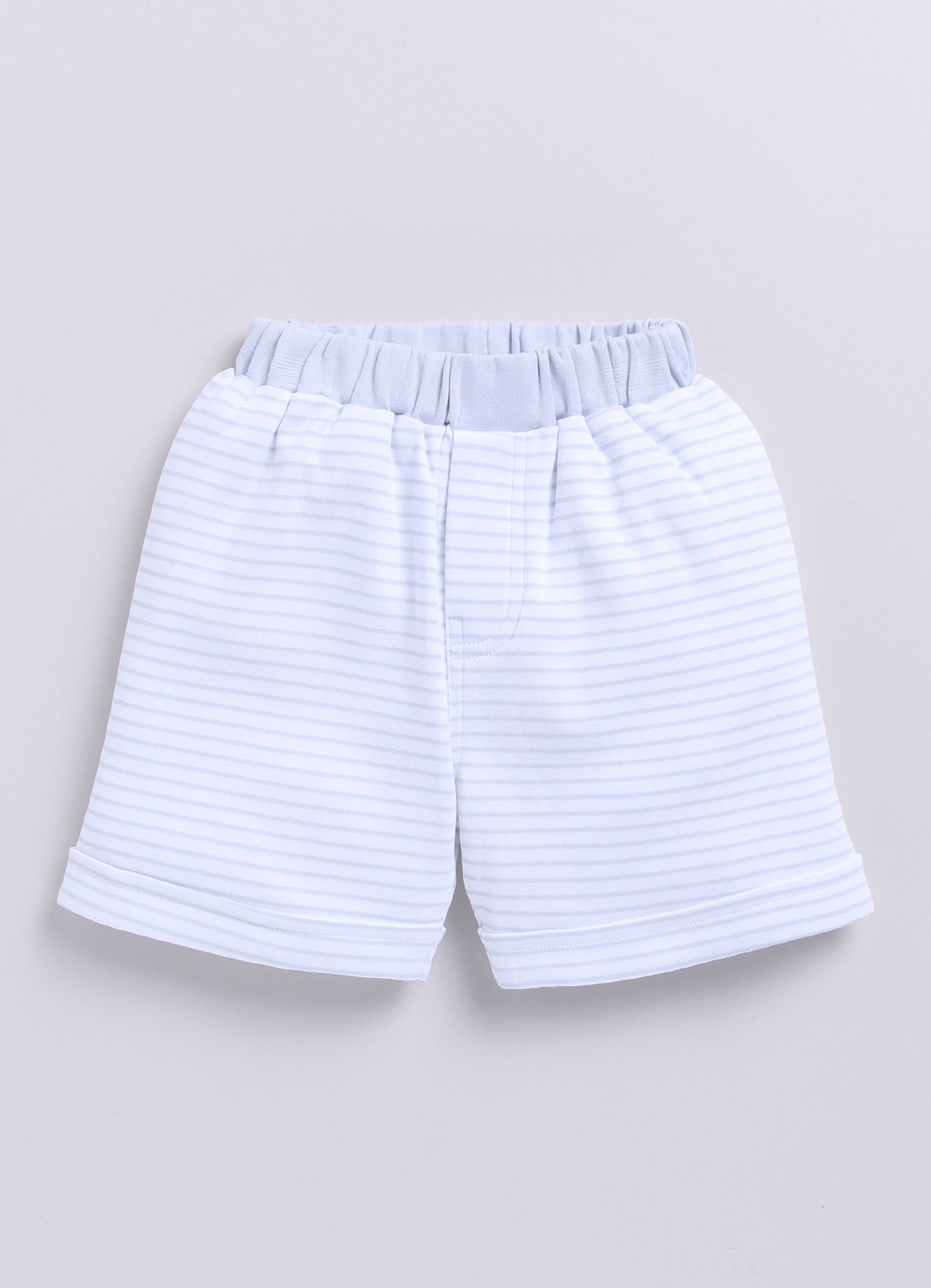 Baby Boy Summer Adventure Half T Shirt & Short Set-Gray