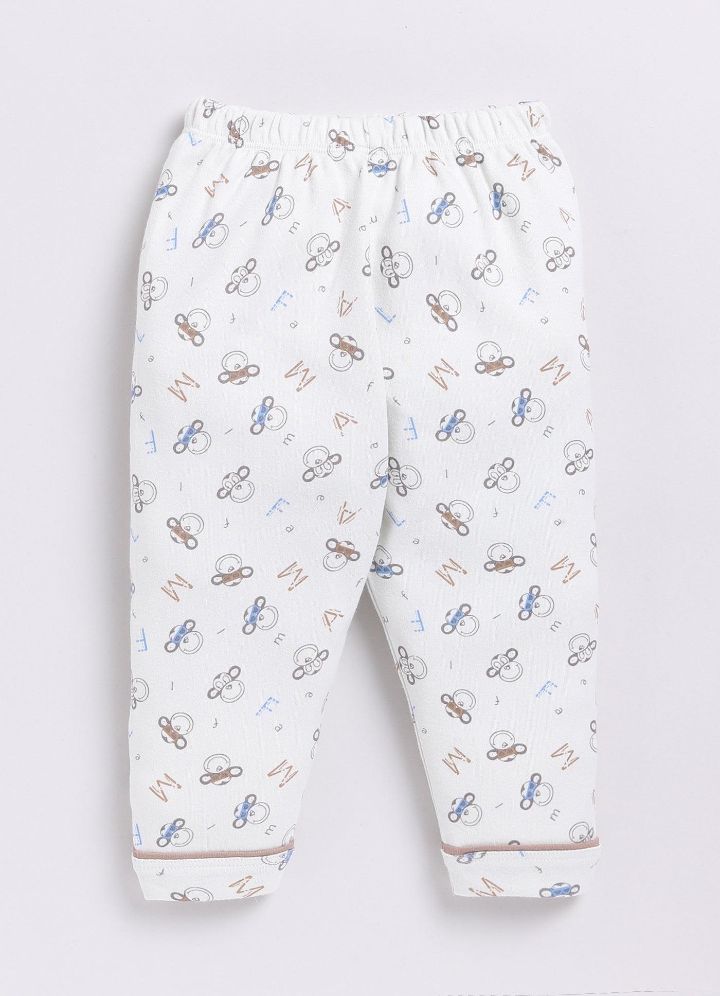 Fun Printed Baby Boy Night Suit-Yellow