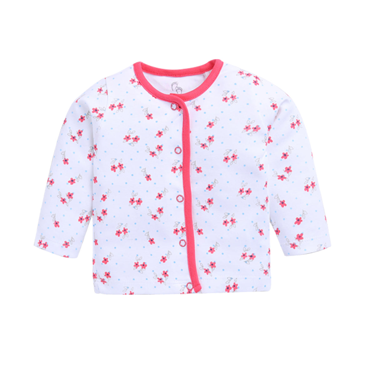 BABY GO Full Sleeve Set of 3 TEES Combo for Baby Girls FUSHIA