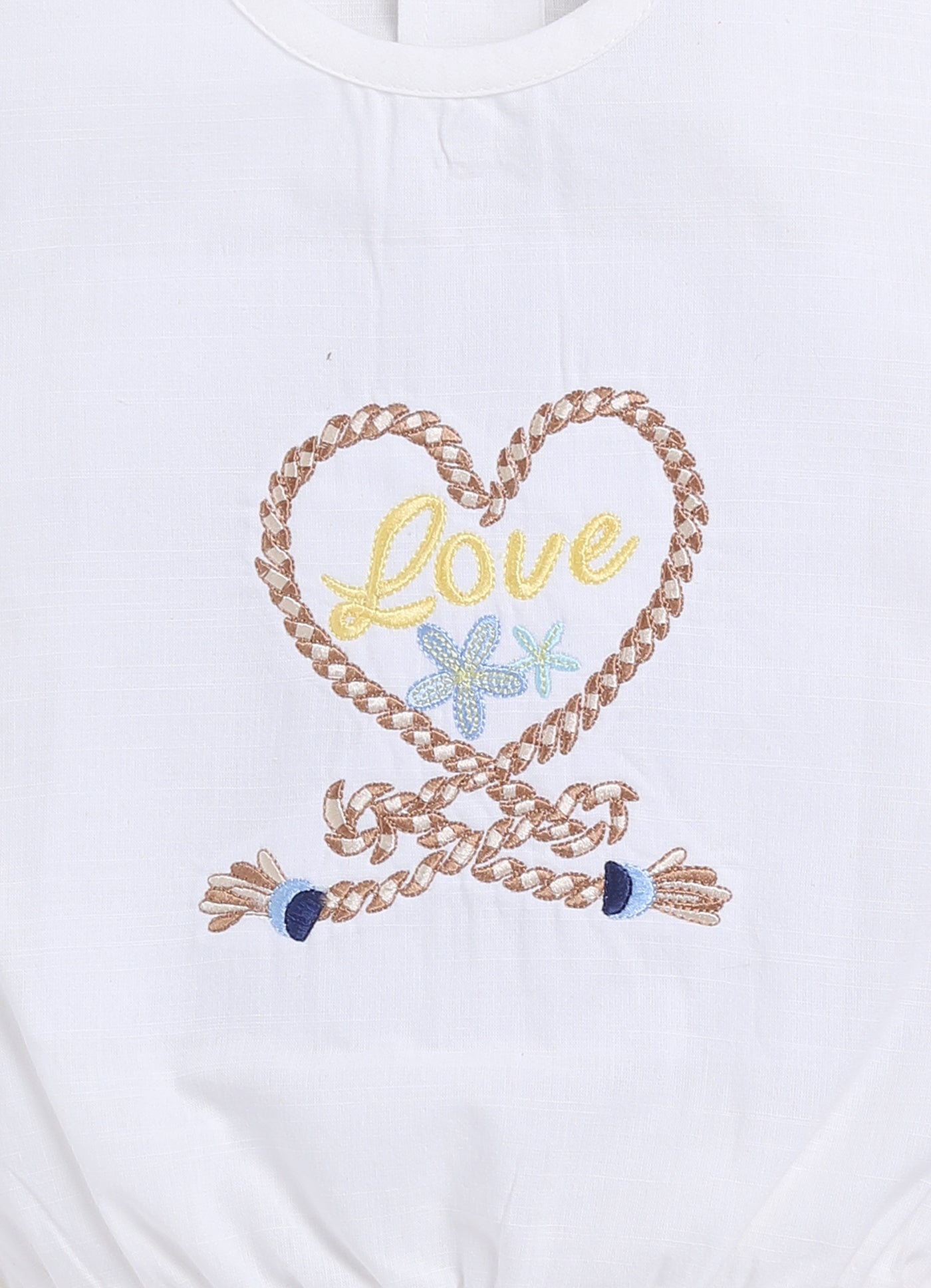 Baby Girl Floral T shirt & Short-OFF WHITE