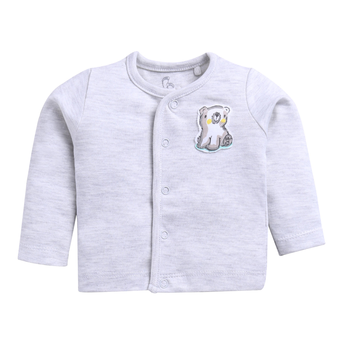 Baby Boys & Baby Girls Printed Pure Cotton T Shirt (White, Pack of 3)