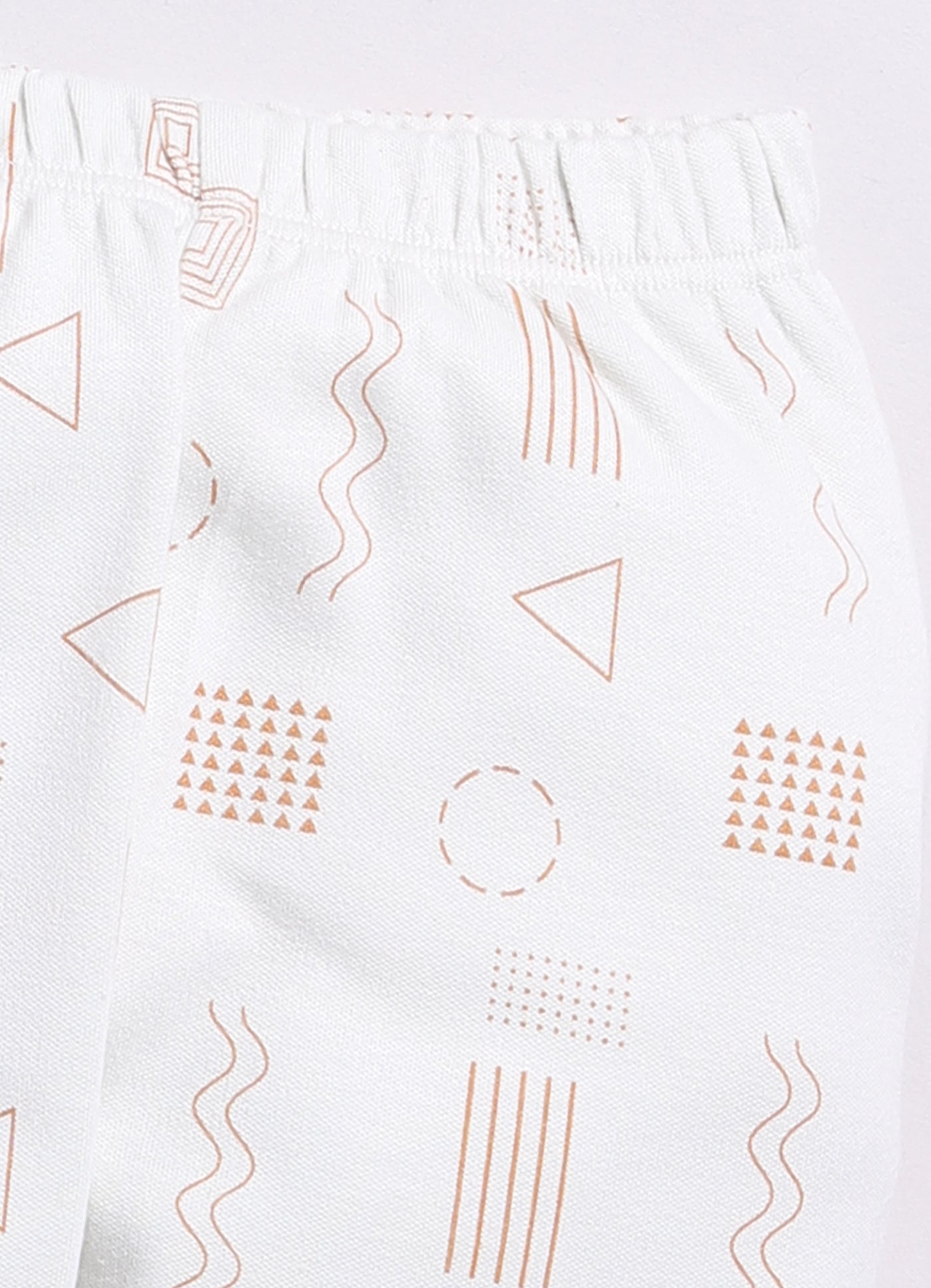 Baby Boy Comfy Full Sleeve Night Suit-OFF White