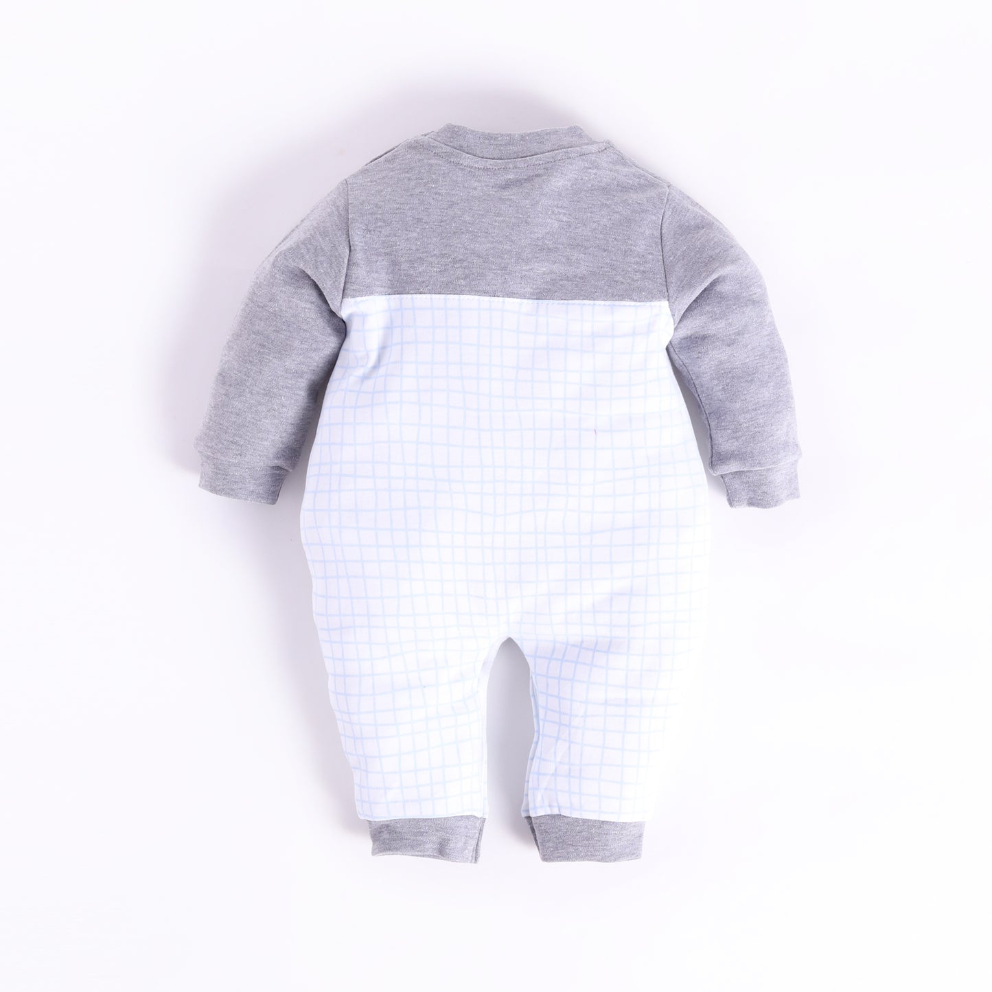 Cute cat prinetd full sleeves Rompe for Baby Boy-MAUVE