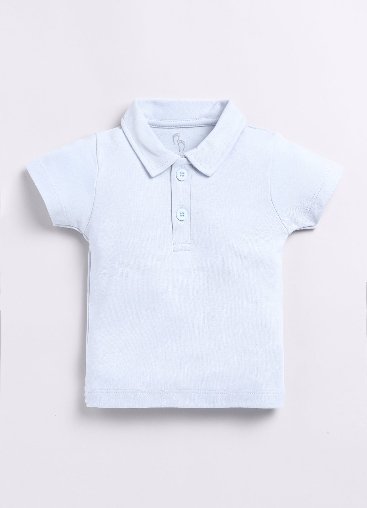 Half Sleeve Baby Boy BabyGo Dungaree-Sky Blue