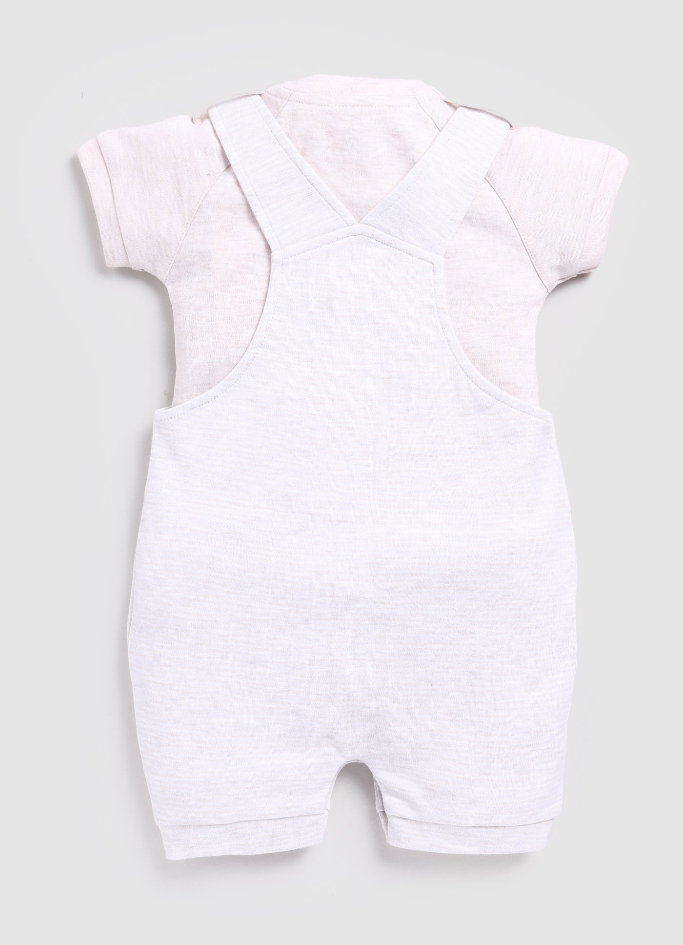 Little Day Dreamer Baby Boy Dungaree-Beige