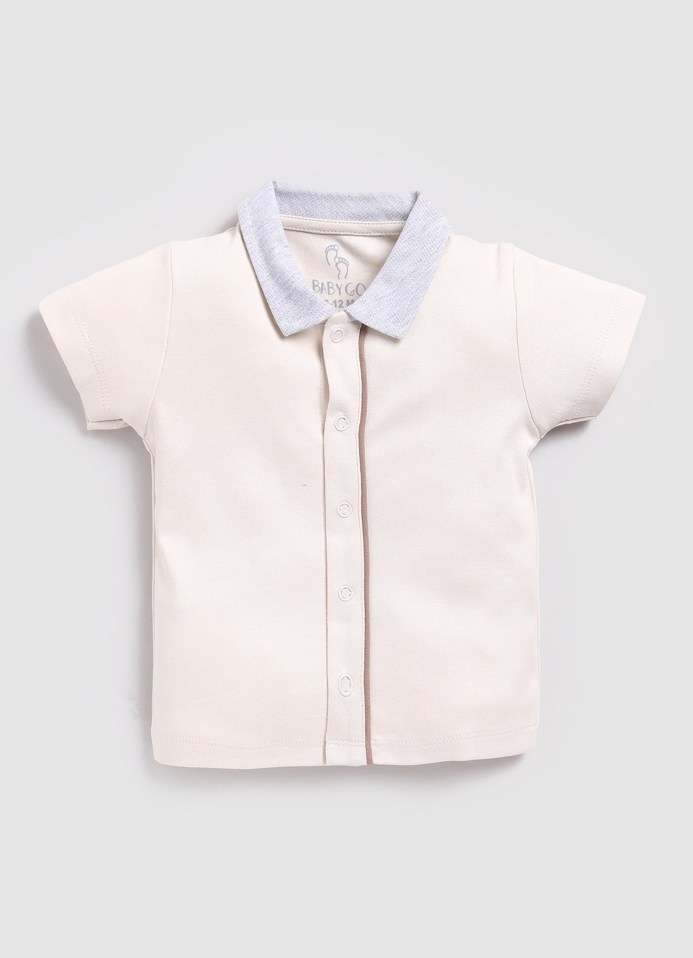 Cute Formal Baby Boy Dungaree-Beige