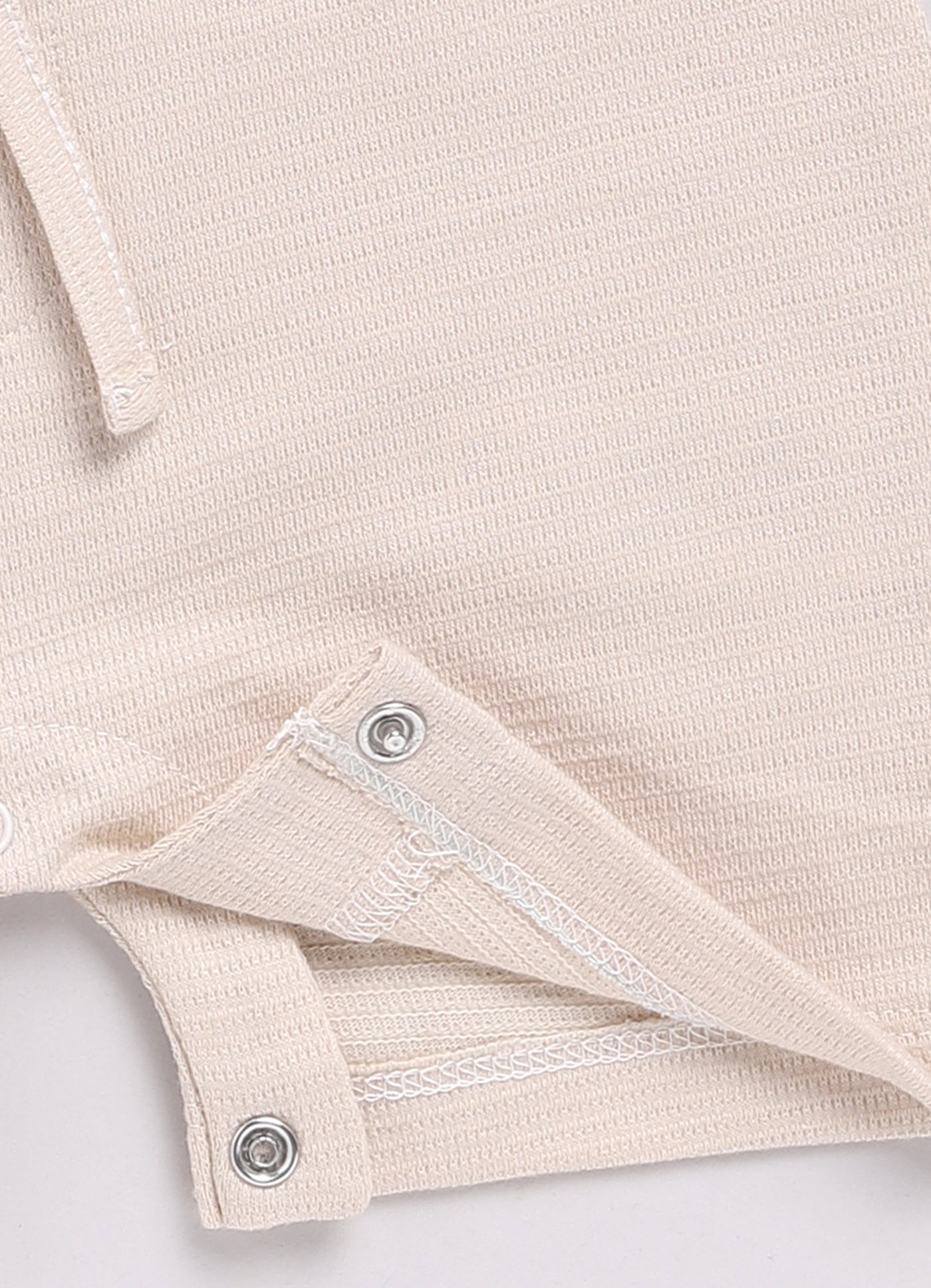 Baby Boy Cute Dino Dungaree-Beige