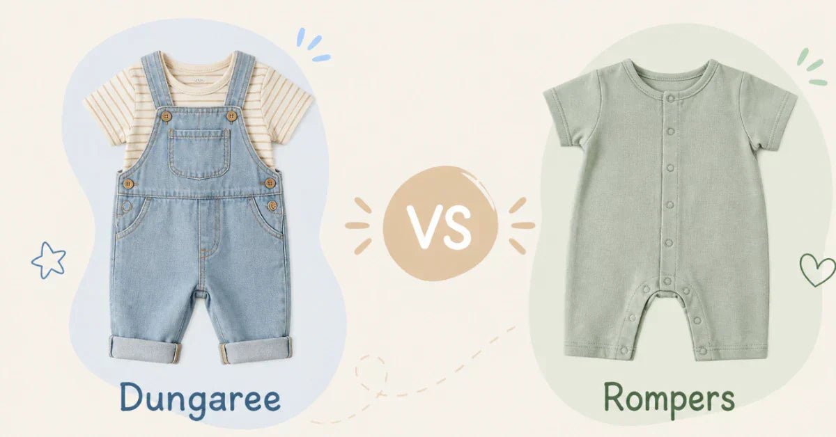 Dungaree vs Rompers