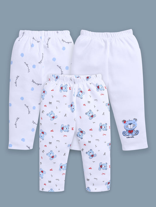 BABY GO unisex-baby Cotton Pyjamas WHITE