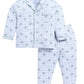 Cute Star Fish Printed Baby Boy Full Sleeve Night Suit-WHITE