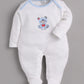 BABY GO Full Sleeve Romper For Baby Boy & Girls-WHITE