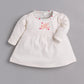 Full Sleeve Frock Dresses for Baby Girls PEACH