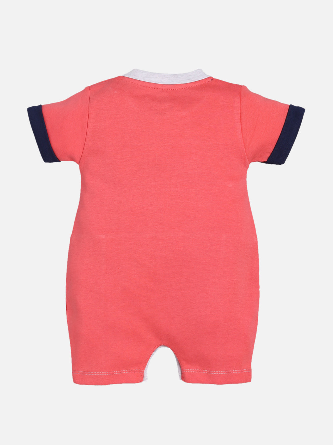Half Sleeves Round neck Romper/Summer clothes/Creeper/new born/infent wear/ for Baby Boys 100% Pure Cotton-T.RED