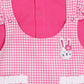 Dungarees for Baby Girls 100% pure cotton-FUSHIA