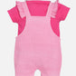 Dungarees for Baby Girls 100% pure cotton-FUSHIA