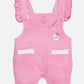 Dungarees for Baby Girls 100% pure cotton-FUSHIA