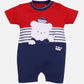 Half Sleeves Round neck Romper/Summer clothes/Creeper/new born/infent wear/ for Baby Boys 100% Pure Cotton-RED