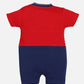 Half Sleeves Round neck Romper/Summer clothes/Creeper/new born/infent wear/ for Baby Boys 100% Pure Cotton-RED