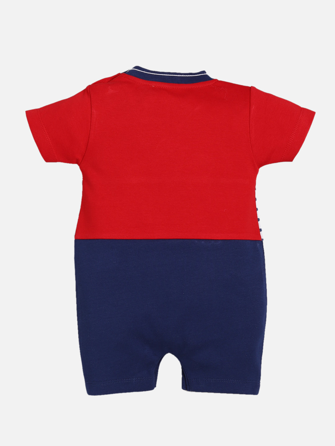 Half Sleeves Round neck Romper/Summer clothes/Creeper/new born/infent wear/ for Baby Boys 100% Pure Cotton-RED