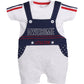 Half Sleeves Round neck Romper/Summer clothes/Creeper/new born/infent wear/ for Baby Boys 100% Pure Cotton-NAVY