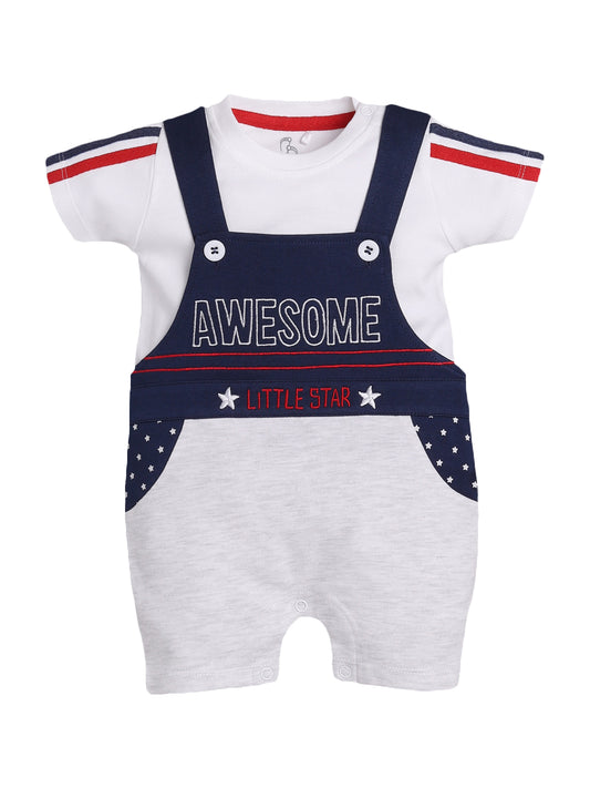 Half Sleeves Round neck Romper/Summer clothes/Creeper/new born/infent wear/ for Baby Boys 100% Pure Cotton-NAVY