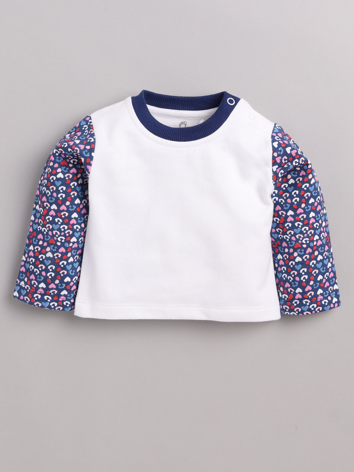 Full Sleeve Casual Cotton Dungaree Dress for Baby Boys NAVY