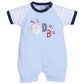 Half Sleeves Romper for Baby Boys 100% Pure Cotton-SKY