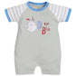 Half Sleeves Romper for Baby Boys 100% Pure Cotton-BEIGE