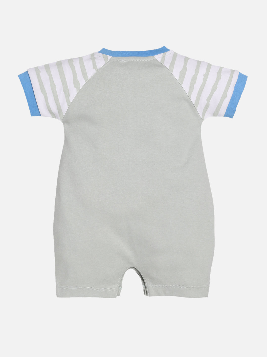 Half Sleeves Romper for Baby Boys 100% Pure Cotton-BEIGE