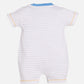 Half Sleeves Round neck Romper/Summer clothes/Creeper/new born/infent wear/ for Baby Boys 100% Pure Cotton-SKY