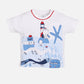 T-shirt and Shorts Set for Baby Boys 100% pure cotton-ROYAL
