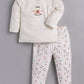 Baby full sleeve Cotton Dress/T-shirts pant set clothes for baby Boy BEIGE