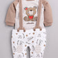 Full Sleeve Casual Cotton Dungaree Dress for Baby Boys BEIGE