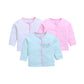 Baby Boys & Baby Girls Printed Pure Cotton T Shirt  (Multicolor, Pack of 3)