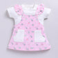 Baby Girl Floral Pinafore Dress with Cute Pockets-PURPLE
